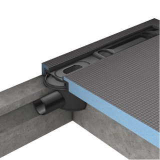 Wedi Fundo Horizontal DN50 Channel Drain
