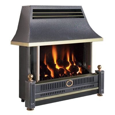 Flavel Renoir Electronic Ignition Gas Fire Black