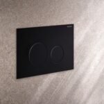 Geberit Sigma40 Dual Flush Round Plate Matt Black