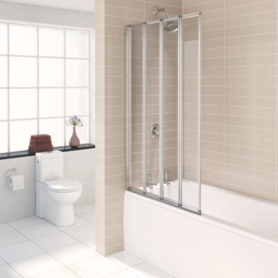 Aqualux 4 Fold Bath Screen
