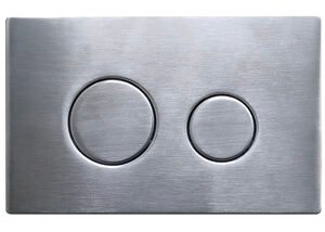 Base Ancortite Round FP1 Stainless Steel Flush Plate - Brushed Nickel