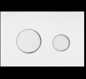 Base Ancortite Round FP1 Flush Plate - Gloss White
