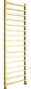 Bedgebury 1600 x 500mm Designer Rail - Brushed Brass (The Tunbridge Wells Brassware Co.)