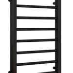 Bewl 800 x 500mm Designer Rail - Matt Black (The Tunbridge Wells Brassware Co.)