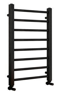 Bewl 800 x 500mm Designer Rail - Matt Black (The Tunbridge Wells Brassware Co.)