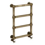 Molyneux 700 x 500mm Towel Rail - Antique Brass