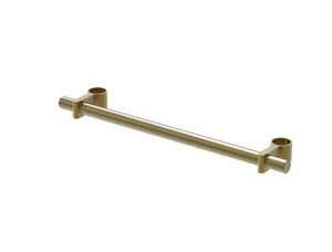 Towel Rail Hanger Round 350mm for Penshurst - Brushed Brass (By The Tunbridge Wells Brassware Co.)