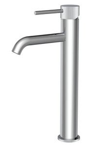 Knole Fluted Tall Mono Basin Mixer - Chrome