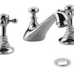 The Pantiles 3TH Basin Mixer - Chrome