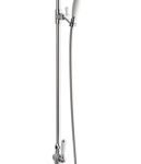 The Pantiles Dual Control Wall Mounted Exposed Thermostatic Shower Mixer - Chrome/White
