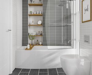 Trojan Space Saver Shower Bath Pack - Right Hand  (incl. bath, front panel, bath screen)