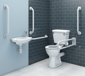 Lecico Close Coupled Doc M Pack - White Rails