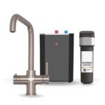 Brewmaster Brushed Nickel 3-1 square tap with standard tank_1