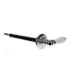 Dudley Extended Traditional Spindle Cistern Lever White