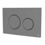 Dudley Drift Dual Flush Push Plate Soft Touch Grey