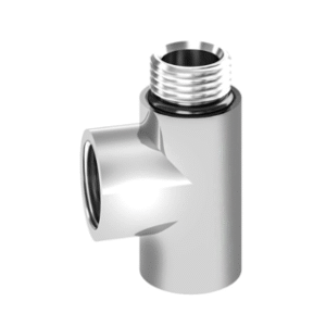 T-Piece for Heater Element - Chrome (The Tunbridge Wells Brassware Co.)