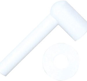 T-Piece Element Shrouds - White (The Tunbridge Wells Brassware Co.)