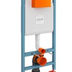 VitrA V-Fix Core 12cm Front Operated Floor & Wall Regular Frame - Including Cistern