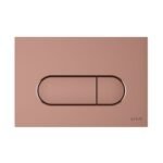 740-2240 Loop Round Dual Flush Plate - Soft Copper