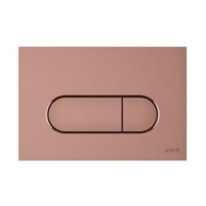 740-2240 Loop Round Dual Flush Plate - Soft Copper