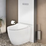 VitrA Vitrus Glass Frame For BTW Pan - White (excl. pan)