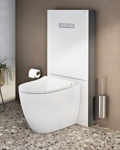 VitrA Vitrus Glass Frame For BTW Pan - White (excl. pan)