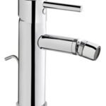 VitrA Minimax S Bidet Mixer - With Pop Up Waste - Chrome