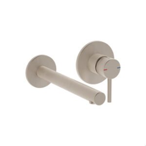 VitrA Origin Built-In Basin Mixer Exposed - Brushed Nickel