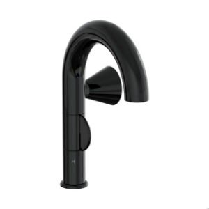 VitrA Liquid Basin Mixer Right Hand - Glossy Black