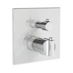 VitrA Suit Built-In Thermostatic Shower Mixer - Chrome (Exposed Part)