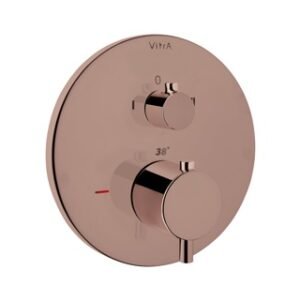 VitrA Origin Built-In Thermostatic Bath/Shower Mixer (Exposed Part Only) - Soft Copper
