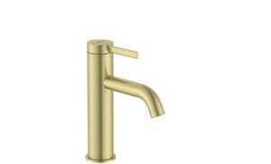Roca ONA Mono Basin Mixer - Brushed Brass (incl. click clack waste)