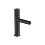 Roca Nu Stripes Smooth body Basin Mixer - Titanium Black