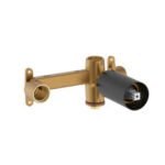 Roca Ona Wall Mounted Built In Body Only for Wall Mounted Basin Mixer - Matt Black