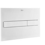 Roca Duplo One PL7 Dual Flush Plate - Matt White