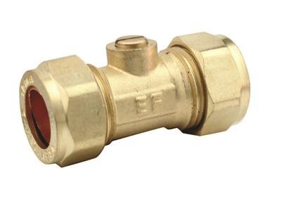 9002-LEVER ISOLATION VALVE-CHROME PLATED 15MM