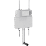Slimline Dual Flush Concealed Cistern with Waste Pipe and Installation Kit