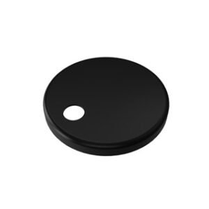 Britton New Seat Hinge Plate - Matt Black (Pair)