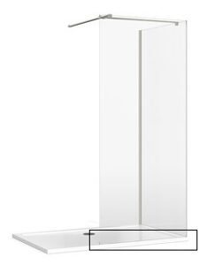 Burlington 8 Optional Glass Bottom Seal 1400 x 8mm