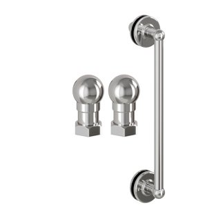 Burlington Classique 1850 1 x Handle & 2 x Profile Finial  - Chrome