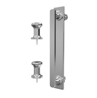 Burlington Classique 1909 1 x Handle with Back Plate & 2 x Profile Finial - Chrome