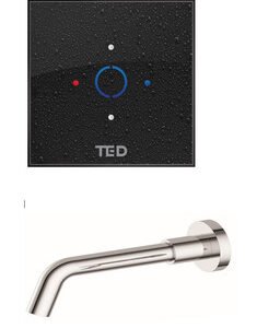 TED Cuba Basin Filler Kit with Interface, Processor & Basin Filler in Chrome