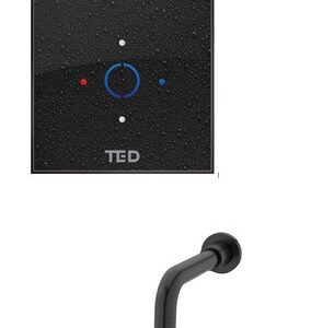 TED Cuba Basin Filler Kit with Interface, Processor & Basin Filler in Matt Black