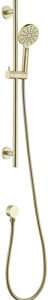 TED Cuba Shower Rail Slide Kit with Cuba Inerface & Digital Processor - Brushed Brass