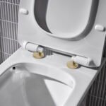 Tavistock Optional Seat Brass Hinge Cover Caps (Pair) for Orbit Soft Close Seat