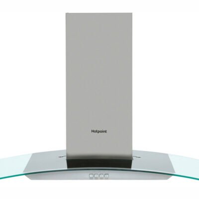 90cm Curved Glass Chimney Hood