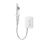 E1 Aqualisa Electric Shower with Single Mode Handset 8.5kW White