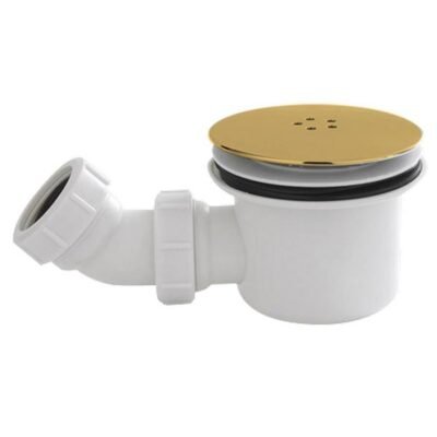 90mm Fast Flow Waste - Brass