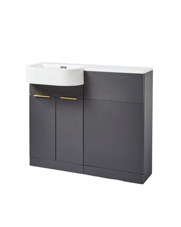 Fusion WC Unit Matt Dark Grey_1