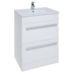 Purity Floor Standing 2 Drawer WHITE 600*855*450_1